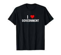 Amo el Gobierno - Corazón Estado Federal Política Local Camiseta