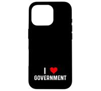 Amo el Gobierno - Corazón Estado Federal Política Local Carcasa para iPhone 16 Pro