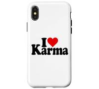 Amo EL Karma del CORAZÓN Carcasa para iPhone X/XS