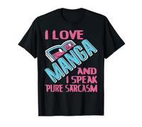 Amo El Manga Y El Sarcasmo Así Soy Yo Camiseta