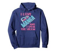 Amo El Manga Y El Sarcasmo Así Soy Yo Sudadera con Capucha