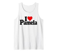 AMO EL NOMBRE DE PAMELA DEL CORAZÓN EN UNA TEE Camiseta sin Mangas