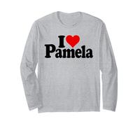 AMO EL NOMBRE DE PAMELA DEL CORAZÓN EN UNA TEE Manga Larga