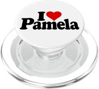 AMO EL NOMBRE DE PAMELA DEL CORAZÓN EN UNA TEE PopSockets PopGrip para MagSafe