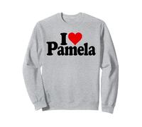 AMO EL NOMBRE DE PAMELA DEL CORAZÓN EN UNA TEE Sudadera