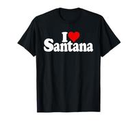 Amo EL Nombre DE Santana del CORAZÓN EN UNA tee Camiseta