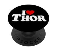 Amo EL Nombre DE Thor del CORAZÓN EN UNA tee PopSockets PopGrip Adhesivo