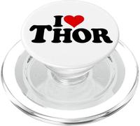 Amo EL Nombre DE Thor del CORAZÓN EN UNA tee PopSockets PopGrip para MagSafe