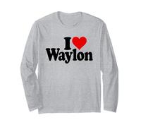 Amo EL Nombre DE Waylon del CORAZÓN EN UNA tee Manga Larga