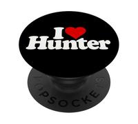 Amo EL Nombre del Cazador DE Corazones EN UNA tee PopSockets PopGrip Adhesivo