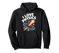 Amo el universo entusiasta de la física Sudadera con Capucha