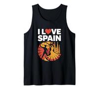 Amo España Pasión Cultura Viajes Camiseta sin Mangas