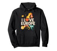 Amo Europa Aventura Wanderlust Sudadera con Capucha