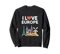 Amo Europa Monumentos arquitectónicos Viajes Sudadera