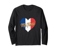 Amo Francia French Heart France Lover Francia es mi Orgullo Manga Larga