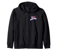 Amo Grand Island Nebraska Sudadera con Capucha