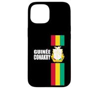 Amo Guinea Guinée Conakry con Emblema de Guineen Carcasa para iPhone 15
