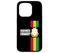 Amo Guinea Guinée Conakry con Emblema de Guineen Carcasa para iPhone 15 Pro