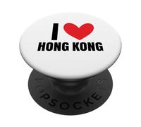 Amo Hong Kong Island Ciudad China Asia Arquitectura Urbana PopSockets PopGrip Adhesivo