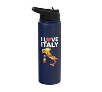 Amo Italia Aventura Viajes Monumentos Stainless Steel Insulated Water Bottle