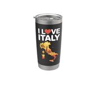 Amo Italia Aventura Viajes Monumentos Vaso térmico de acero inoxidable de doble pared