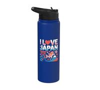 Amo Japón Torii Koi Sakura Monte Fuji Stainless Steel Insulated Water Bottle