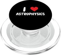 Amo la astrofísica Corazón Estrellas Galaxia Física Ciencia Espacio PopSockets PopGrip para MagSafe