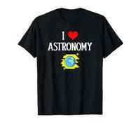 Amo la astronomía I Corazón Astronomía Espacio Galaxia Estrellas Amante Camiseta