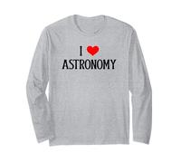 Amo la astronomía I Corazón Astronomía Espacio Galaxia Estrellas Amante Manga Larga