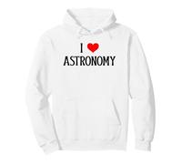 Amo la astronomía I Corazón Astronomía Espacio Galaxia Estrellas Amante Sudadera con Capucha