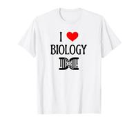 Amo la biología I Corazón Biología Científico Amante de Las Ciencias de Camiseta