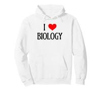 Amo la biología I Corazón Biología Científico Amante de Las Ciencias de Sudadera con Capucha