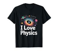 Amo la Física Entusiasta Cósmica Camiseta gráfica económica