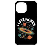 Amo la Física Planetas Átomos Fórmula Universo Carcasa para iPhone 13 Pro Max