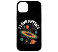 Amo la Física Planetas Átomos Fórmula Universo Carcasa para iPhone 14 Plus
