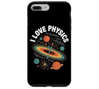 Amo la Física Planetas Átomos Fórmula Universo Carcasa para iPhone 7 Plus/8 Plus
