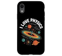Amo la Física Planetas Átomos Fórmula Universo Carcasa para iPhone XR