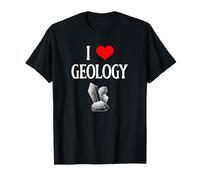 Amo la geología I Corazón Geología Científico Amante de la Ciencia Camiseta