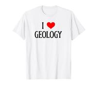 Amo la geología I Corazón Geología Científico Amante de la Ciencia Camiseta