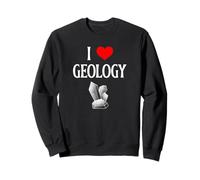Amo la geología I Corazón Geología Científico Amante de la Ciencia Sudadera