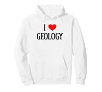 Amo la geología I Corazón Geología Científico Amante de la Ciencia Sudadera con Capucha
