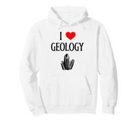 Amo la geología I Corazón Geología Científico Amante de la Ciencia Sudadera con Capucha