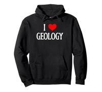 Amo la geología I Corazón Geología Científico Amante de la Ciencia Sudadera con Capucha