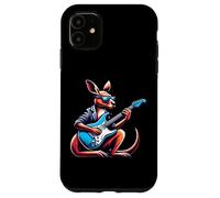 Amo La Guitarra Eléctrica Canguro Rockero Carcasa para iPhone 11