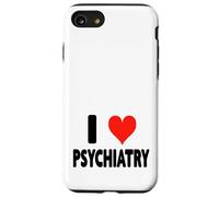 Amo la psiquiatría - Terapia de médico psiquiátrico Divertido del corazón Carcasa para iPhone SE (2020) / 7/8