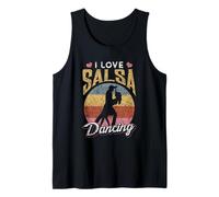 Amo la Salsa Bailarina Latina Danza Camiseta sin Mangas