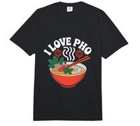 Amo la Sopa vietnamita de Pho Delicia de los fanáticos Comfort Colors Adult Heavyweight T-Shirt