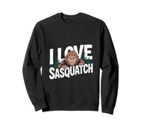 Amo las aventuras de Bigfoot de Sasquatch Sudadera