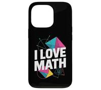 Amo las matemáticas Geometría Álgebra Cálculo Diversión Carcasa para iPhone 13 Pro