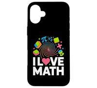 Amo las matemáticas Pi Geometría Álgebra entusiasta Carcasa para iPhone 16 Plus
